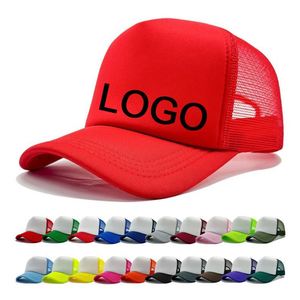 Custom 3D Digital Puff Embroidery Logo High Quality 5 Panel Sport Cap Fashion Casual Breathable Waterproof Outdoor Cycling - Product Image 1