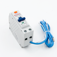 Etechin 1P + N RCBO 6kA 10kA Disjoncteur résiduel Rcd 30mA Mini disjoncteur résiduel currentt avec protection contre les surintensités