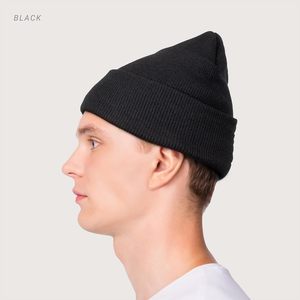 Knit Cuffed Plain Beanies Unisex Adult <b>Winter</b> Hat Soft Warm Outdoor Fashion Slouchy Skully <b>Cap</b> 100% Acrylic - Product Image 6