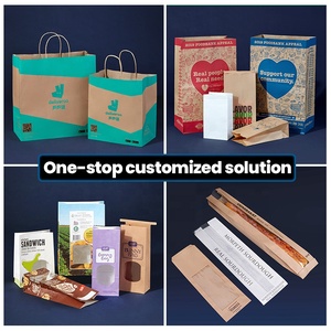 Bolsa de Papel Personalizable al por Mayor con su Propio Logotipo, Bolsa de Papel Kraft Blanca o Marrón con Asas para Compras, Impresa Personalizada - Product Image 5