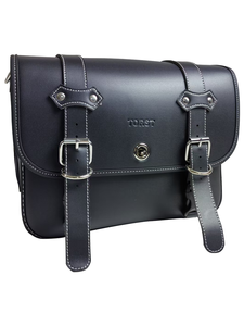 Dayang กระเป๋าข้าง TCV450หนังสีดำพร้อมล็อกภายนอกสำหรับกระเป๋ารถจักรยานยนต์และกระเป๋าอาน - Product Image 4