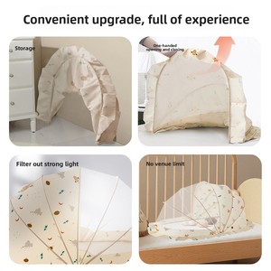 Mosquitero Plegable para Bebé, Mosquitero Infantil para Cama, Mosquitero sin Fondo para <span class=keywords><strong>Cuna</strong></span>, Uso Doméstico, Sin Instalación - Product Image 6