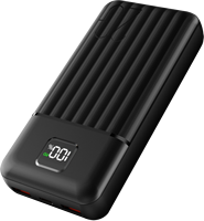 Batterie externe OEM personnalisée avec logo, 10000/20000 mAh, charge rapide 22,5 W avec écran LED pour plusieurs appareils
