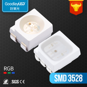 1000 đơn vị mỗi gói 3528rgb-đầy đủ màu sắc nhanh chóng và chậm <span class=keywords><strong>flash</strong></span> <span class=keywords><strong>LED</strong></span> được xây dựng trong <span class=keywords><strong>IC</strong></span> 3528rgb 3.5V SMD <span class=keywords><strong>LED</strong></span> - Product Image 2