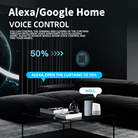 Moes Star Ring Series Zigbee Smart Push Button Rebound Stepless 1 2 3 4 Gang Light Wall Gradateur Interrupteurs