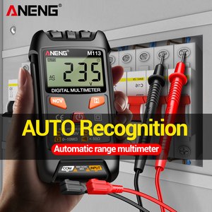ANENG M113 1999 Comptages Mini Multimètre Numérique Intelligent Voltmètre AC/DC Ohmmètre NCV Outils Électriques Instruments de Mesure - Product Image 2