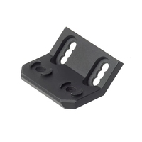 Base de montage latérale pour lampe torche en alliage d'aluminium, compatible avec MODLITE ou SUREFIRE Scout Light pour accessoires ML Track