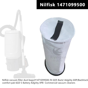 Sac filtre à poussière non tissé pour <span class=keywords><strong>aspirateur</strong></span> à dos <span class=keywords><strong>Nilfisk</strong></span> GD 5, pièce de rechange et accessoire pour <span class=keywords><strong>aspirateur</strong></span> 1471099500 - Product Image 6