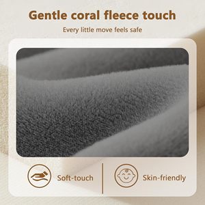 Alfombra de espuma viscoelástica para bebés, suave, de terciopelo coral, antideslizante, grande, tipo tatami, para gatear, para el suelo. - Product Image 4