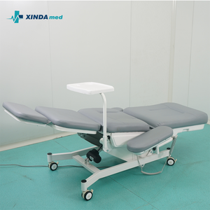 Luxury Hospital Adjustable Patient Recliner <strong>Blood</strong> Donor Chair PU Leather Foldable Aluminium Handrail <strong>for</strong> <strong>Hemodialysis</strong> - Product Image 5