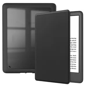 Kindle paperwhite 5 6.8 2021盒透明亚克力背软TPU框架智能盖AMZ kindle paperwhite5盒