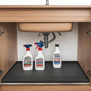Manufacturer Custom Logo Anti-Slip Washable <b>Cabinet</b> Protection Mat Silicone Kitchen <b>Under</b> the <b>Sink</b> Mat for Kitchen Waterproof - Product Image 1