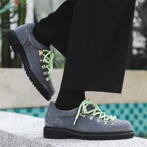 Zapatos Casuales de Tacón Alto con Plataforma, Estilo Británico Vintage, Punta Redonda, Acabado Satinado, Primavera 2026 - Product Image 3