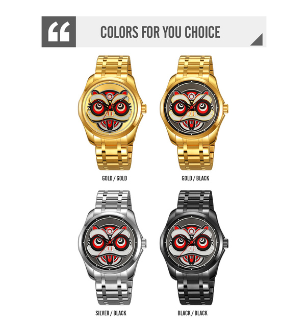 Luxurious Stainless Steel Fashionable Quartz Watch Is Waterproof and Drop-proof, with Accurate Timing
