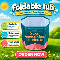 Baignoire en PVC personnalisée, portable et pliable, pour spa à domicile, bain à l'eau chaude