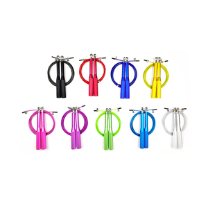 <span class=keywords><strong>Corde</strong></span> à <span class=keywords><strong>sauter</strong></span> ajustable en métal sans emmêlement, haute vitesse, pour l'entraînement Fitness - Product Image 2
