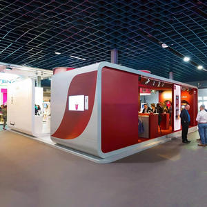 Petite villa mobile à deux étages, bureau commercial, hébergement, cabine polyvalente, maison en aluminium assemblée pour les vacances - Product Image 4