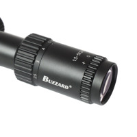 Lunette de visée tactique Buzzard-TR1.5-5x24 avec éclairage IR, tube de 30 mm, réticule rouge et vert, étanche, antichoc, optique variable
