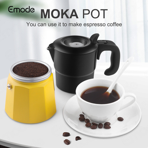 หม้อต้มกาแฟมอค<span class=keywords><strong>ค</strong></span>่า3ถ้วย, หม้อต้มกาแฟอะลูมิเนียมแบบพกพาออกแบบให้ใช้งานง่าย - Product Image 3
