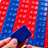 Jeu de société Rummy directement de l'usine, ensemble Rummikub personnalisé en acrylique, jeu de voyage avec blocs numérotés, accessoires de Mahjong, fabricant