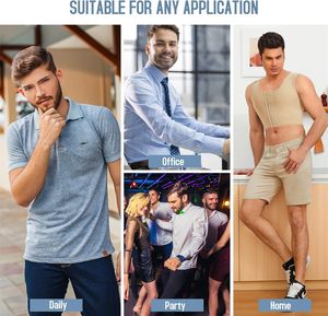 Vêtement Post-Opératoire OEM, Collant de Gynécomastie Respirant, Gilet Amincissant et Hauts de Compression pour Hommes - Product Image 3