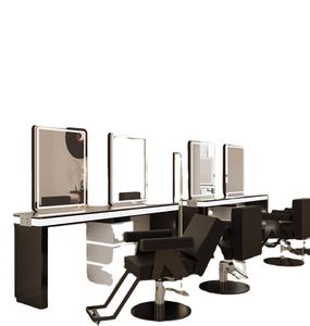 Yicheng Beauty Entrega rápida Espejo de doble cara con luz LED Espejo de maquillaje Muebles de peluquería de salón con el mejor precio - Product Image 2