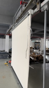 Stores solaires motorisés pour fenêtres avec protection solaire intégrée, installation facile, en polyester - Product Image 6