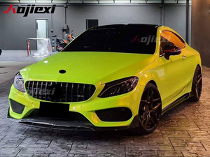 Lame de pare-chocs avant en fibre de carbone de style BS de haute qualité pour <span class=keywords><strong>Mercedes</strong></span> <span class=keywords><strong>Benz</strong></span> W205 Pre-LCI Classe C C43 <span class=keywords><strong>Coupé</strong></span> 15-18 - Product Image 3