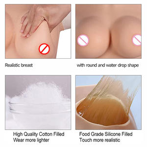 Siliconen grote cup borstvormen realistische nepborsten man naar vrouw transgender crossdressing realistische siliconen valse borsten enorm - Product Image 3