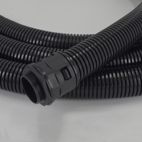 Tuyau d'évacuation d'eau en PE PP PA, gaine de protection flexible en polyéthylène, tuyau en plastique ondulé
