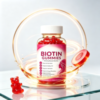 Kleurrijke Natuurlijke Fruitige Zachte Kauwgommetjes Echt Fruit Geen Kunstmatige Smaak Biotine Gummies