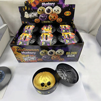 Jouet anti-stress en caoutchouc en forme de citrouille et de crâne d'Halloween, modèle 'Steamed Bun', pour le marché international, vente en gros directe usine, en stock