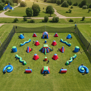 Arena di Tiro per Allenamento all'Aperto, Campo di Combattimento per Tiro con l'Arco, Bunker Gonfiabili Tattici per <span class=keywords><strong>Paintball</strong></span> in Vendita - Product Image 1