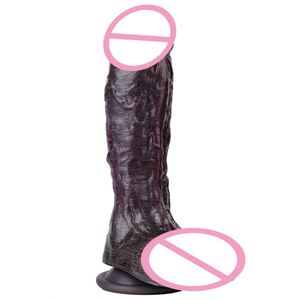 Wholesale Realistic Giant Penis Skin Feeling Real Men <b>Dildo</b> Soft Silicone Adult Vagina Anal Strap on Female Sex Toys for Women - Product Image 3