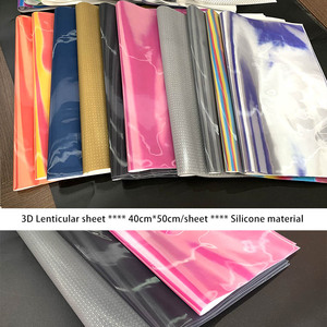 Stock 40x50cm pellicola lenticolare 3D per abbigliamento cucito-on trasferimento di calore effetto cambio gomma siliconica TPU stampa a trasferimento termico - Product Image 4