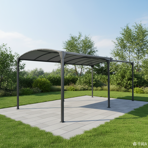 Tente de stationnement mobile pour jardin et terrasse extérieure, auvent de stationnement 10x20 pieds, pergola <span class=keywords><strong>en</strong></span> acier pour <span class=keywords><strong>voitures</strong></span> - Product Image 5