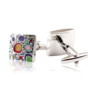 Acciaio inossidabile personalizzato a buon mercato, ma <span class=keywords><strong>gemelli</strong></span> di lusso argento bottone Tie bar di moda maschile regalo di nozze Business utilizzare set in scatola - Product Image 2