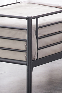 Industrial Grade Two Level Steel <strong>Bunk</strong> <strong>Bed</strong> With Steps for School Dormitory Accommodation - Product Image 4