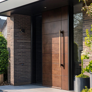 Puertas de Entrada Principales de Diseño Moderno, Originales de Fábrica, Puertas Exteriores de Madera Sólida, Puertas Pivotantes Externas - Product Image 2