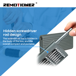 Robusto Kit di Mini cacciaviti magnetici Set di cacciaviti di precisione Premium per il fissaggio della riparazione di occhiali per <span class=keywords><strong>PC</strong></span> elettronici - Product Image 6