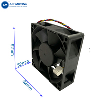 Ventilateur de refroidissement silencieux et stable AM9232H24B 92x92x32mm, moteur DC 9232, petit refroidisseur 12V 24V pour le refroidissement de machines