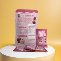 Poudre de Collagène Premium à la Fraise, Boisson au Collagène pour Éclaircir la Peau, Nouveauté en Stock, Meilleure Vente, Prête à l'Exportation