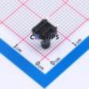 TS6610TP 250gf 009 Tactile Switch SMD-4P,6x6mm Switch Single Pole Single Throw Round Button 2.5N Vertical Mount - Product Image 2