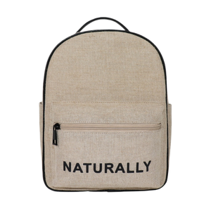 Bolsas de compras de yute natural, ecológicas, de gran capacidad, personalizadas con logo, en conjuntos de bolsas de arpillera lisas. - Product Image 1