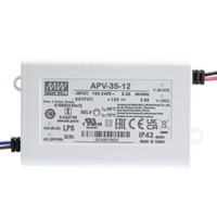 Alimentation LED Meanwell APV-35-12 35W 12V 3A IP42 à tension constante simple, AC-DC, garantie 2 ans, pour décoration intérieure