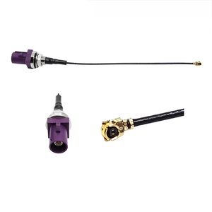 Cable Fakra Macho a UFL, FAKRA SMB Macho Tipo D Morado a Conector Hembra U.FL/MHF de 1.37mm 1.13mm 0.81mm, Conjunto de Cable Pigtail - Product Image 1