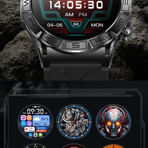 Nouvelle montre connectée pour homme, appels Bluetooth, fitness, étanche, moniteur de fréquence cardiaque et de tension artérielle, montre connectée de sport - Product Image 2