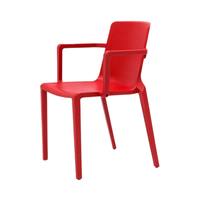 Chaise empilable en plastique PP pour extérieur, design contemporain, pour hôpitaux et écoles