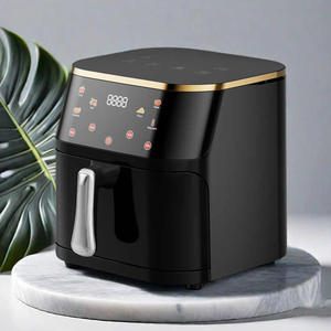 Freidora de Aire Inteligente de 10L, Acero Inoxidable, Pantalla Táctil, Cocción Rápida, Fácil de Limpiar, Revestimiento Cerámico, Electrodoméstico de Cocina - Product Image 3