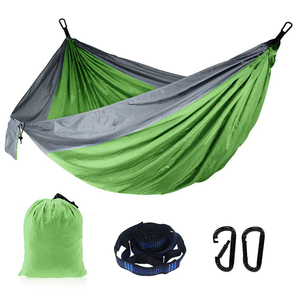 Vente en gros de hamacs de plage portables durables différentes couleurs en tissu de nylon balançoire pour camping voyage randonnée-adulte applicable - Product Image 2